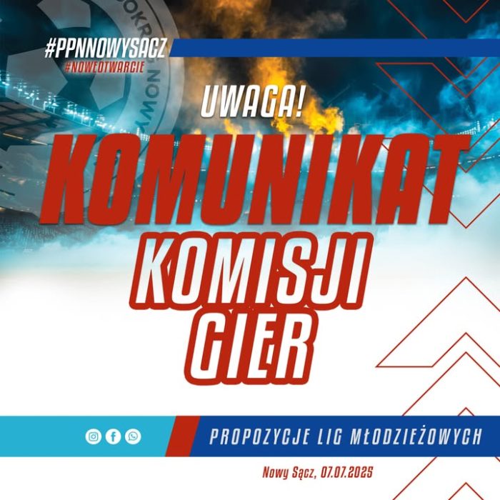 Przedstawimy Komunikaty Komisji Gier dotyczące wstępnego składu poszczególnych lig w rozgrywkach młodzieżowych sezonu 2025/2026⬇️⬇️⬇️
☑️Komunikat 1/J/2025
https://drive.google.com/file/d/1XXFhDCtt6HX08r7ddzaDHoQOgglGdvs_/view?usp=sharing
☑️Komunikat 2/J/2025
https://drive.google.com/file/d/1grLfVrDVOrW1fnHjIUufa9wT_4MCtHgy/view?usp=sharing